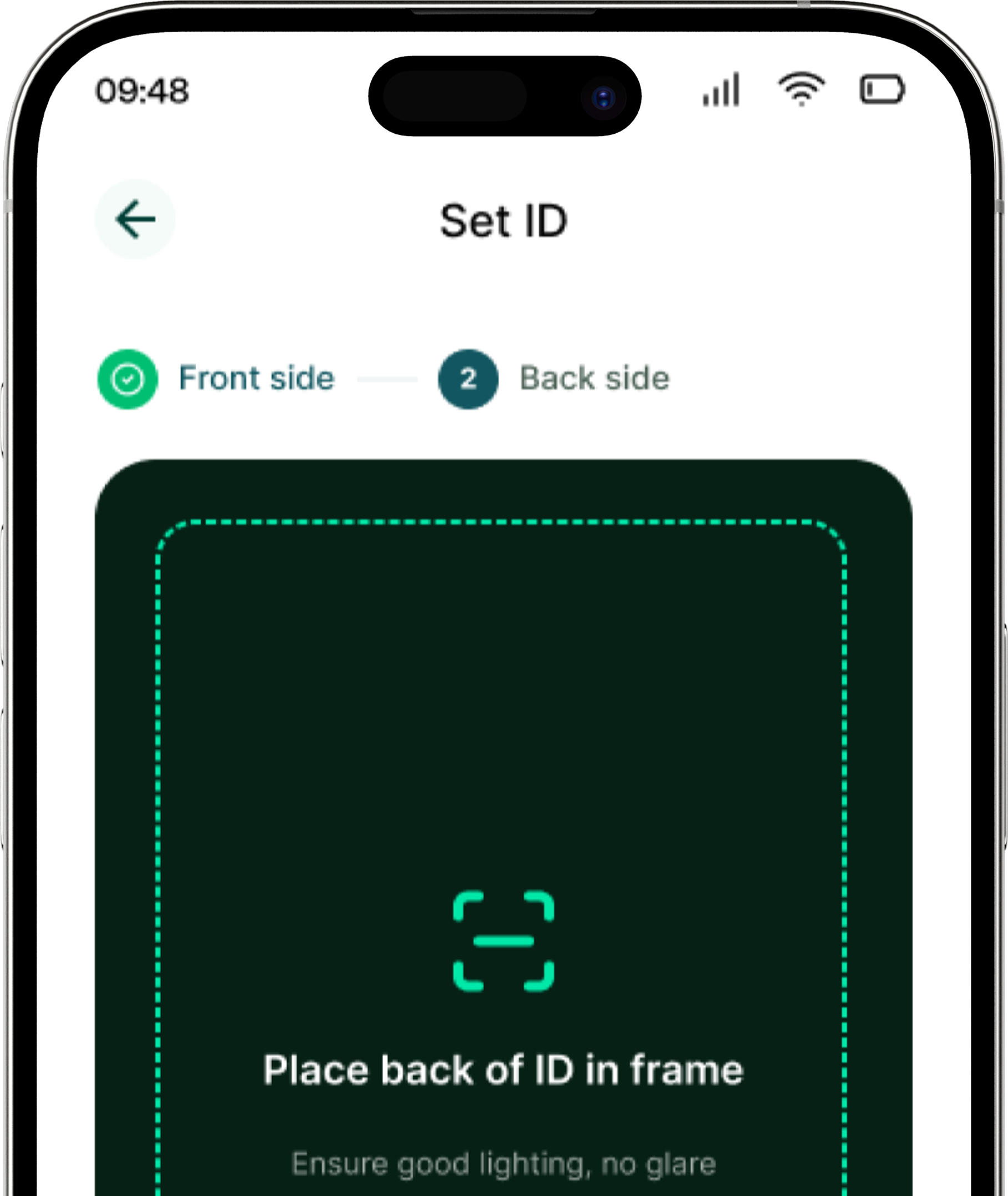 Step 2 — Scan your ID